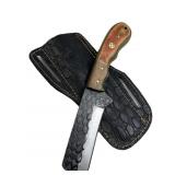 Handmade Steel Fixed Blade Knife w/ Sheath