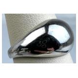 925 Silver ESPO Polished Dome Band Ring