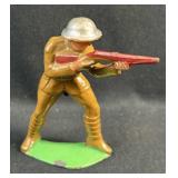 c. 1930s USA Lead Soldier, Standing Firing Rifle