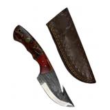 Handmade Steel Fixed Blade Knife w/ Sheath