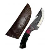 Handmade Steel Fixed Blade Knife w/ Sheath