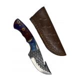Handmade Steel Fixed Blade Knife w/ Sheath