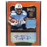 2014 Bishop Sankey Signed Select Rookie Relic /25