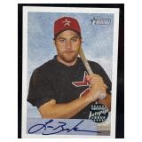 2002 Lance Berkman Signed Bowman Heritage