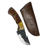 Handmade Steel Fixed Blade Knife w/ Sheath