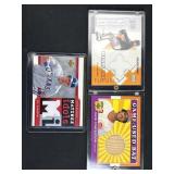 (3) MLB Relics: Concepcion, Hudson, Blalock