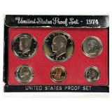 1974 US Proof Coin Set with Eisenhower Dollar