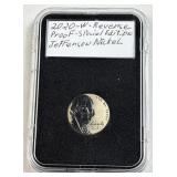 2020-W US Jefferson Nickel, Reverse Proof