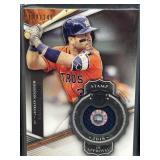 2018 Jose Altuve Tribute Stamp of Approval Relic