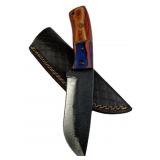 Handmade Steel Fixed Blade Knife w/ Sheath