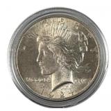 1924 US Peace Dollar, 90% Silver, Philadelphia