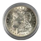 1921 US Morgan Dollar, 90% Silver, Final Year