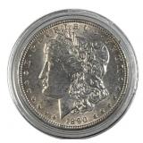 1890 US Morgan Dollar, 90% Silver, Philadelphia