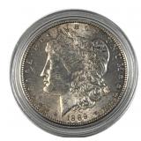 1889 US Morgan Silver Dollar, 90% Silver