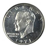 1971-S US Eisenhower Proof Dollar, 40% Silver