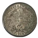 1908-A Germany 1 Mark, Imperial Eagle, 90% Silver