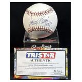 Johnny Bench Signed TRISTAR MLB Baseball HOF 89