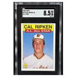 1986 Topps All-Star Cal Ripken Jr. SGC 8.5