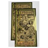 (2) 1 Goldbacks 24K, Wyoming 2024 .999 Gold