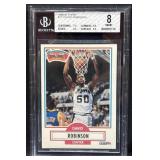 1990 Fleer David Robinson BGS 8