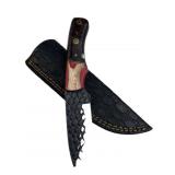 Handmade Steel Fixed Blade Knife w/ Sheath