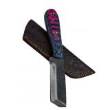 Handmade Steel Fixed Blade Knife w/ Sheath