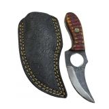 Handmade Steel Fixed Blade Knife w/ Sheath