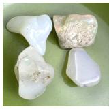 (4) 6.45 ct Total Uncut Opal Gemstones
