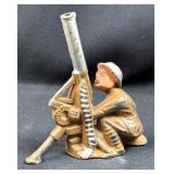Manoil #80 Metal Anti-Aircraft Gunner USA