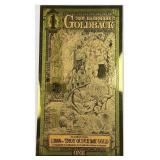 2022 New Hampshire 1 Goldback, 24K .999 Gold