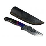 Handmade Steel Fixed Blade Knife w/ Sheath