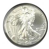 1998 American Silver Eagle 1oz .999 Silver Dollar