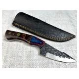 Handmade Steel Fixed Blade Knife w/ Sheath