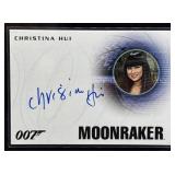 2016 Christina Hui Signed James Bond A295
