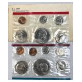 1974 US Mint Uncirculated Coin Set with Ike Dollar