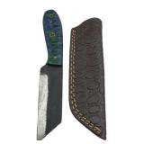 Handmade Steel Fixed Blade Knife w/ Sheath