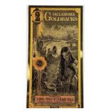 2025 Oklahoma 2 Goldbacks, 24K .999 Gold