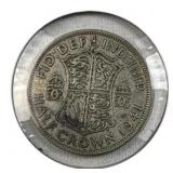 1941 Great Britain Half Crown, .500 Silver