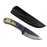 Handmade Steel Fixed Blade Knife w/ Sheath