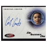 2012 Cristina Contes Signed James Bond Auto