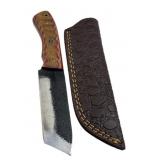 Handmade Steel Fixed Blade Knife w/ Sheath