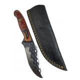 Handmade Steel Fixed Blade Knife w/ Sheath