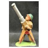 c.1930s Lead Toy Soldier with Raised Gun