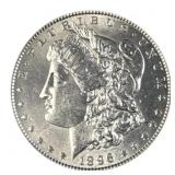1896 Morgan Silver Dollar, $1 US 90% Coin