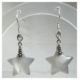 925 Silver Mother of Pearl & Abalone Earrings