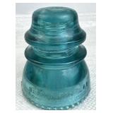 Hemingray No. 42 Aqua Glass Insulator