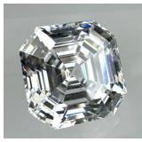 17.7 Carat Asscher Cut CZ Gemstone