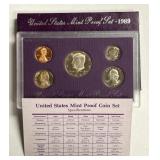 1989 US Proof Coin Set in Original Govt Pkg