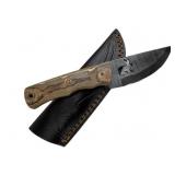 Damascus Steel Fixed Blade Knife w/ Sheath