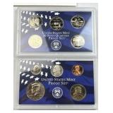 2001-S US Proof Coin Set, 10 Coins, OGP